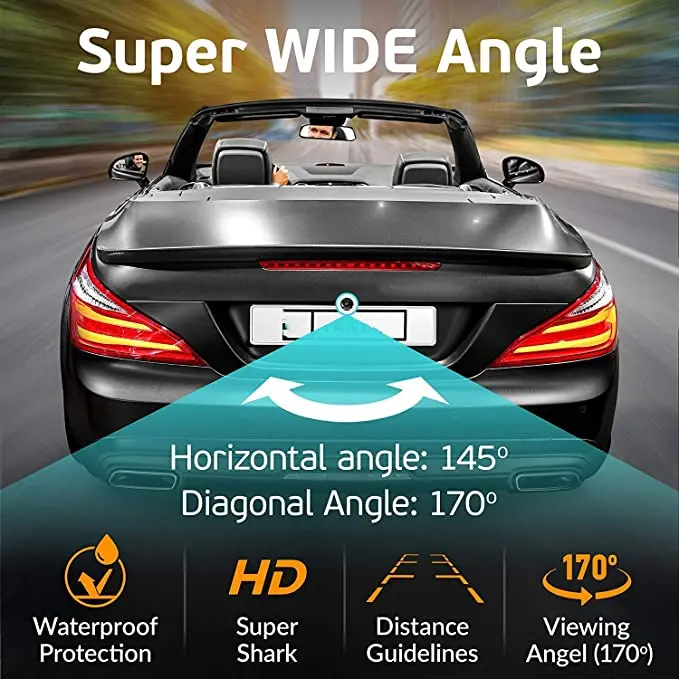 Backup Reverse Rear View Camera For Mercedes Benz W204 W212 W221 S Class Waterproof Night Vision Hd Ccd 170 Degree