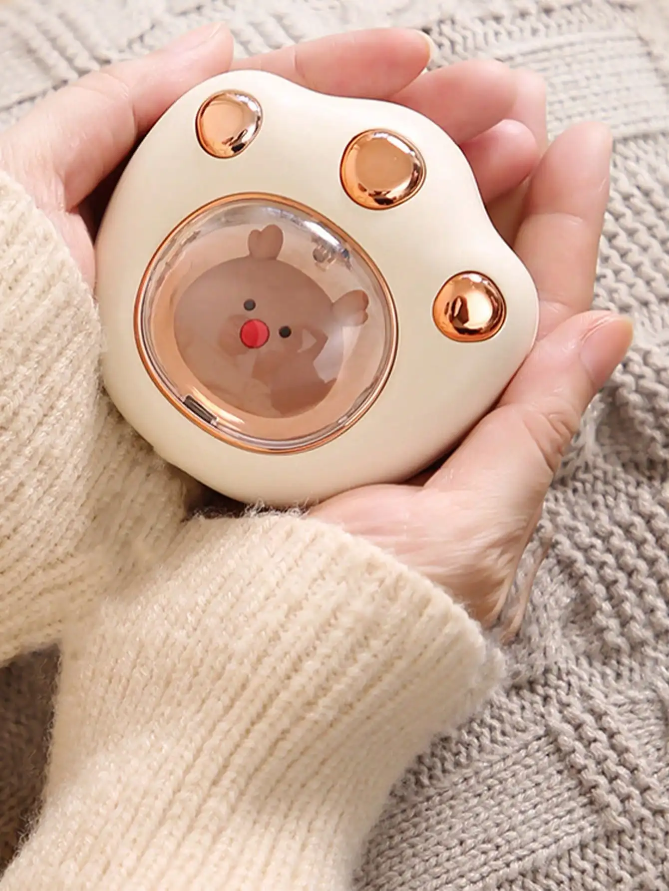 1pc Winter Mini hand warmer Rechargeable hand warmer electronic warmer cute shape usb rechargeable portable