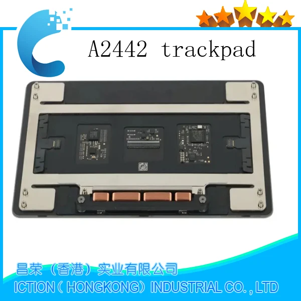 New Late Space Gray A2442 Trackpad Touchpad with Cable For Macbook Pro 14.2" M1 Pro/Max A2442 Touch Pad EMC 3650