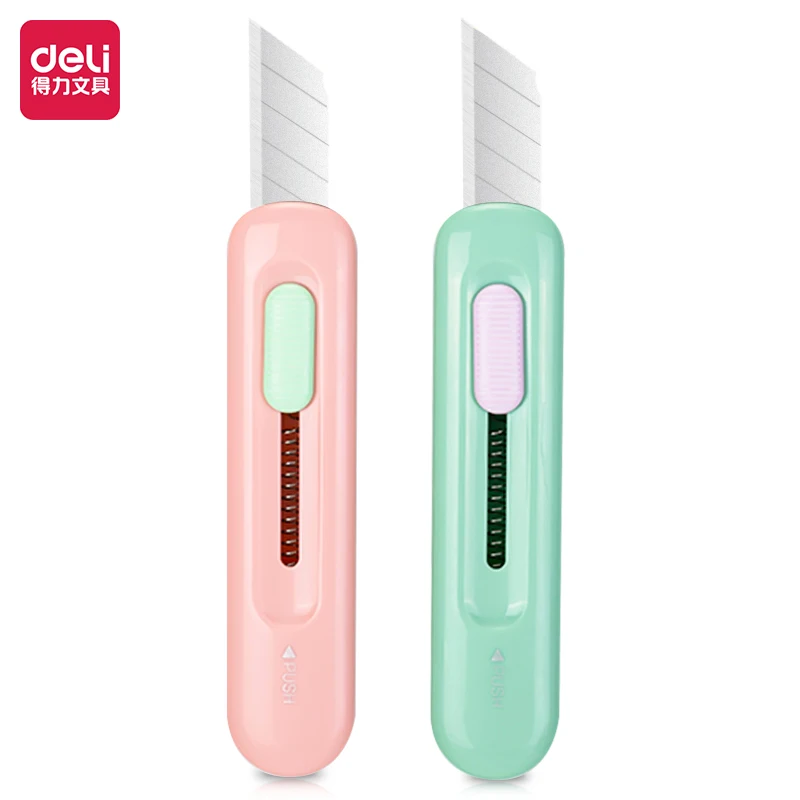 Unboxing Cutter Stationery Tool Utility Knife Pocket Knife Deli