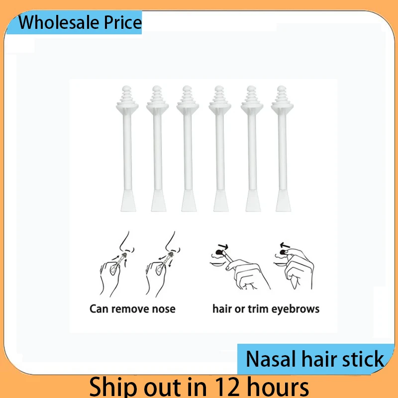 Tragbare 100PCS Nase Wachs Sticks Nase Wachs Applikatoren Für Schmerzlose Nase Haar Entfernung Werkzeug Wachs Zubehör Bienenwachs Sicher – Detail 1