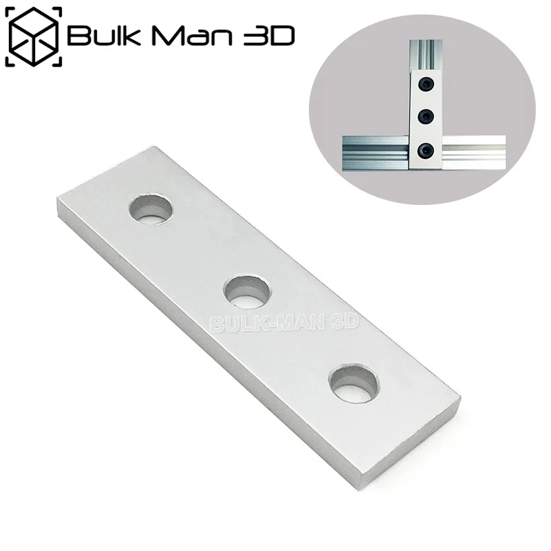 

1pcs 2pcs 4pcs 8pcs High Quality 3 Hole Strip Plate For CNC Router 3D Printer V-Slot 20mm Aluminum Extrusion Profiles