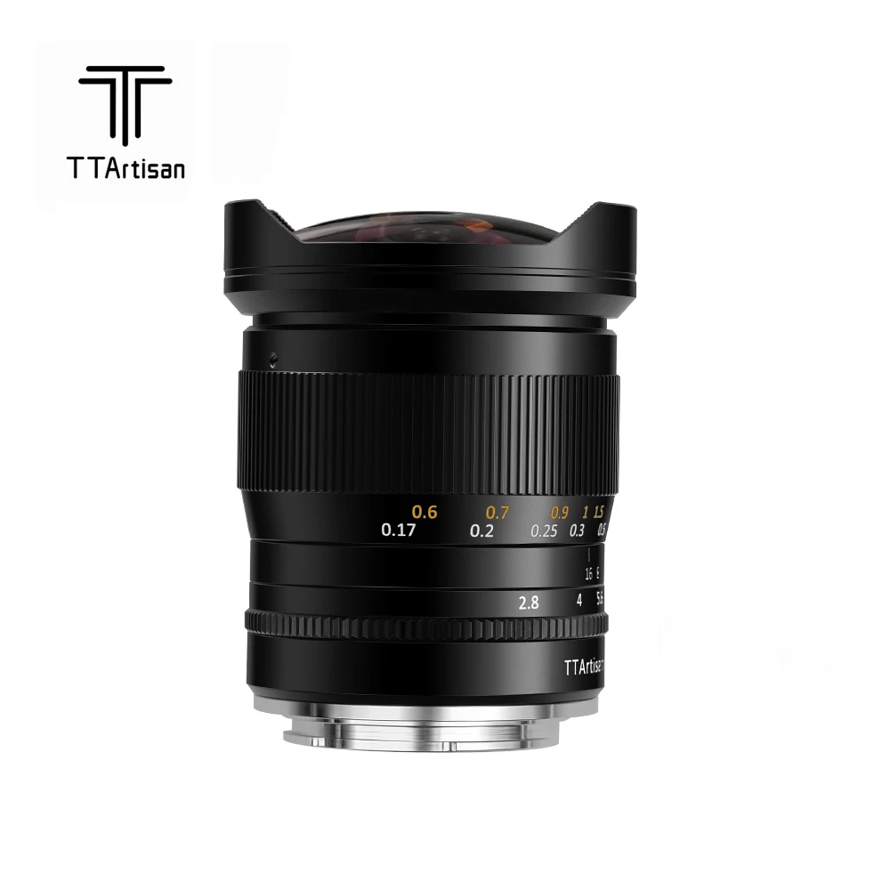 Obiettivo Grandangolare Ttartisan 11Mm F2.8 Fisheye Per Obiettivo Fotocamera Dslr Canon Ef Nikon F Mount Per D5 D6 D750 Canon 5D 6D Mark Iv