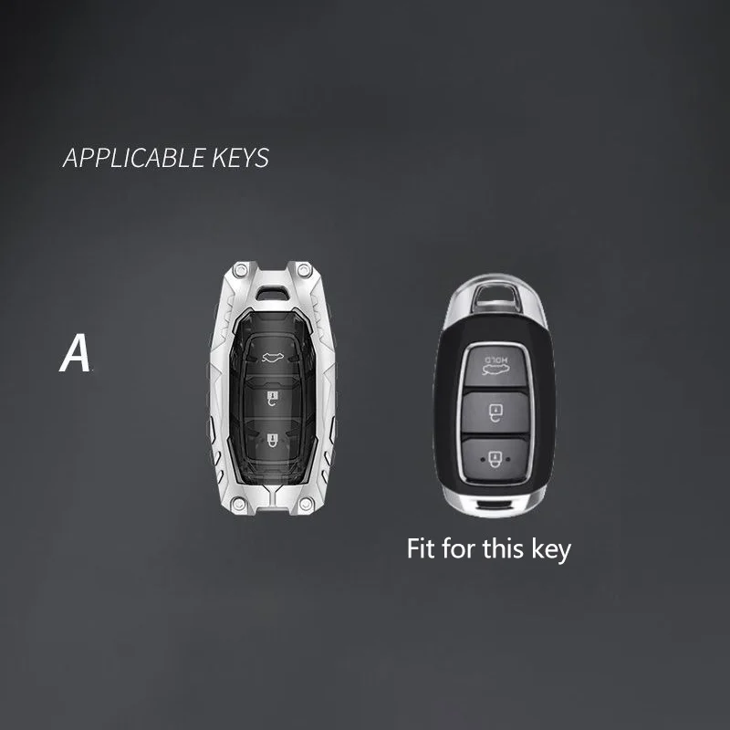 Premium Car Key Cover with Keychain - Durable Protective Shell