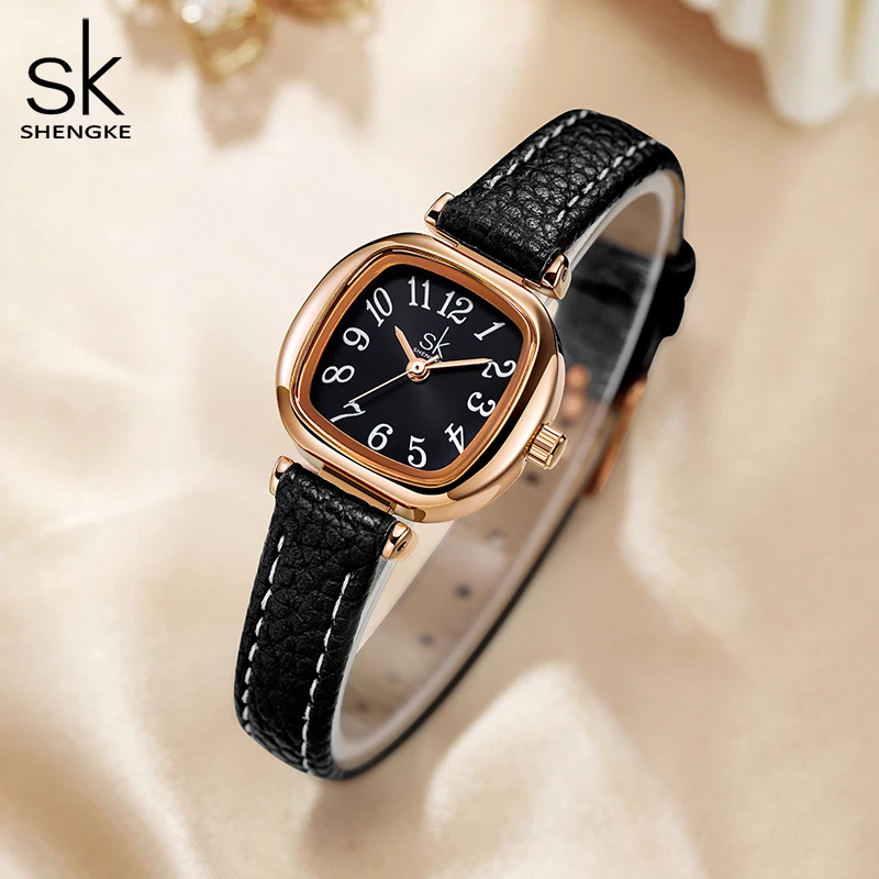 Reloj Mujer Shengke SK Watch Fashion Woman Watches Elegant Women's Quartz Wristwatches Original Ladies Clock Relogio Feminino