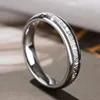 4mm Fashion Silver Color Tungsten Wedding Rings for Men Women Dome Polished Meteorite Inlay Steel Couple Rings Men Wedding Bands