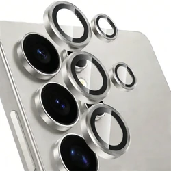 Premium Back HD Camera Protector with 3D Rear Glass Ring Lens Accessories - Samsung S25 (GRAY)