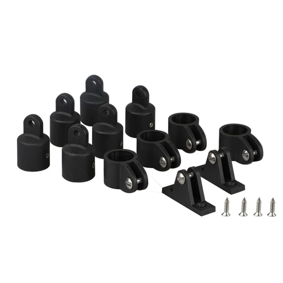 

12Pc 25Mm Marine Canopy Deck Hinge Claw Sliding Eye End Fittings Hardware General DIY Tools Solid Hardware Tools