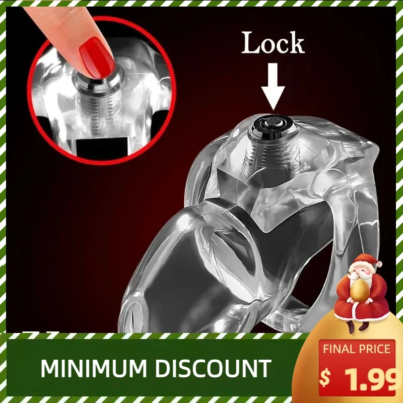 

2023 HT-V5 Chastity Cage Device Male Cock Cage ; 4 Sizes Penis Ring Chastity Penis Lock Bondage Belt Fetish Sex Toys For Man Gay