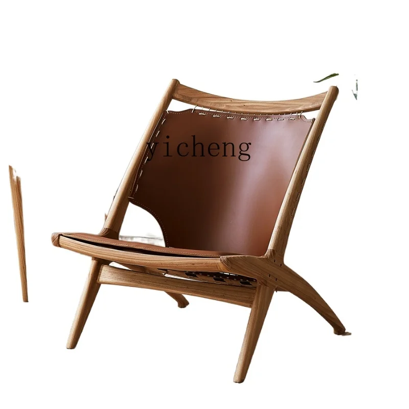 

XL Nordic Single Leisure Chair Living Room Balcony Home Backrest Recliner Designer