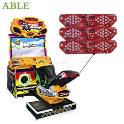 Arcade Super Bike 2 Kit FF Motorcycle Tail Light Panel Racing Motor Driving Game Simulator Children Racing Game Machine Parts