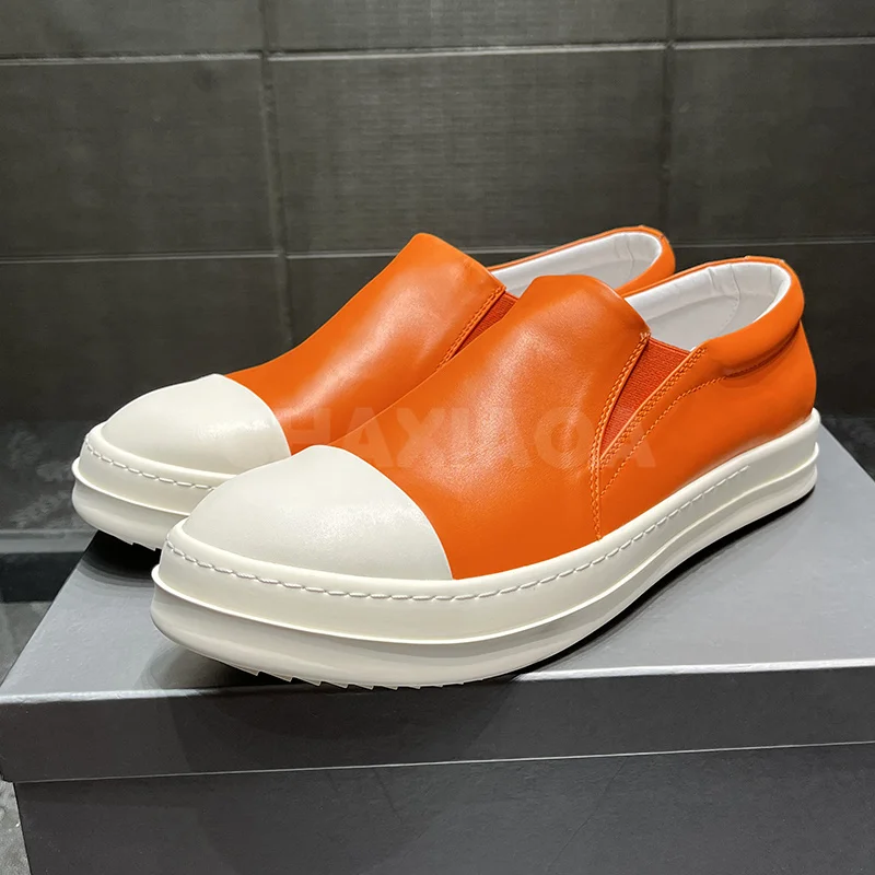 

Женские туфли из натуральной кожи, с круглым носком, на плоской подошве