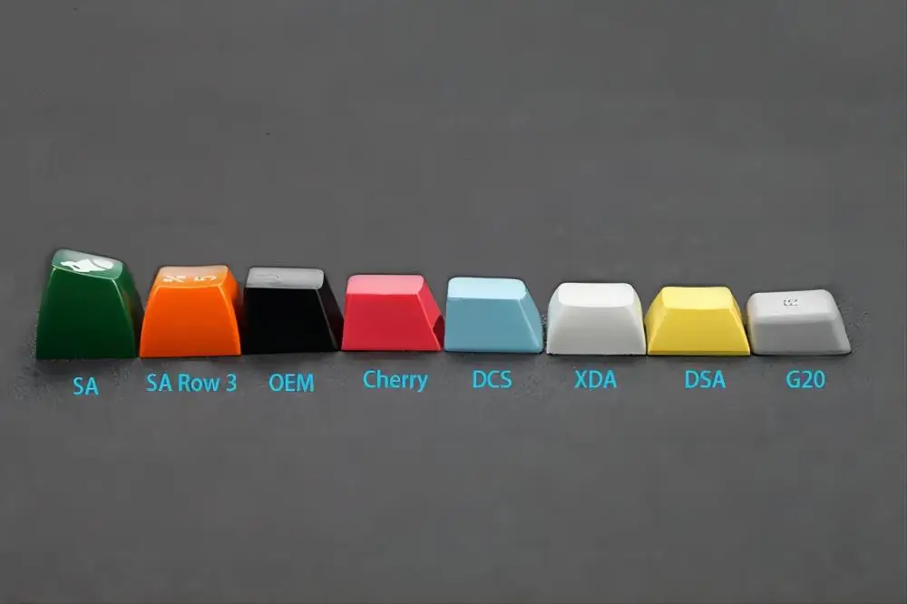preto branco miami pbt double shot brilhar através de teclados retroiluminados translúcidos para mx teclado mecânico