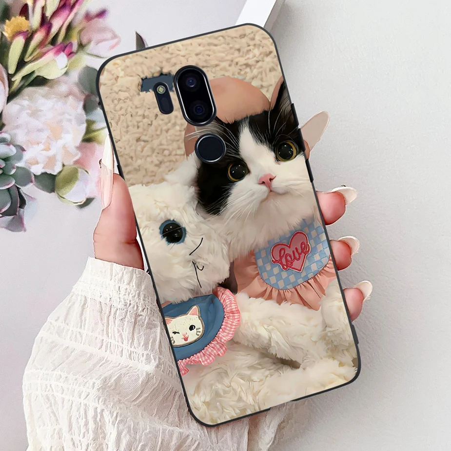 Cute Cat Luxury Painted Soft Slim Phone Case - Stylish Protective Cover