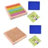 1-100 Digital Math Learning Toy Educational Montessori Toys Train Logical Wooden Sudoku Board for Birthday Gift Kids Children 1