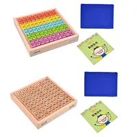 1-100 Digital Math Learning Toy Educational Montessori Toys Train Logical Wooden Sudoku Board for Birthday Gift Kids Children 1