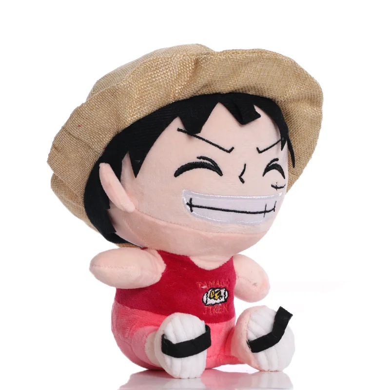 14CM-20CM One Piece Anime Luffy Plush Toys Cartoon Chopper Luffy Stuffed Doll Children Kid Birthday Gift Home Decor
