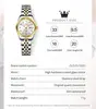 OLEVS 5526 Quartz Elegant Dress Wristwatch Luxury Stainless Steel Waterproof Watch For Women Date Display Original Woman Watches 2