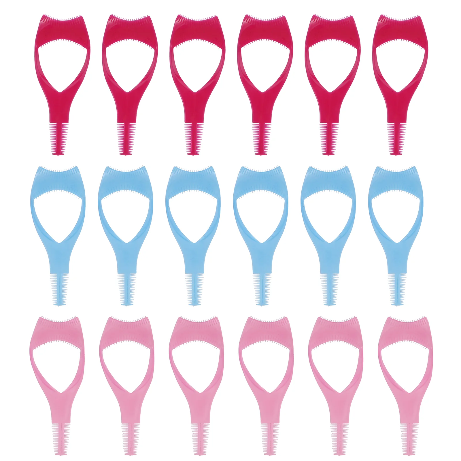 

Eyelash Makeup Tool, 18Pcs 3 in 1 Mascara Shield Applicator Guard Eyelash Guide Helper with Eyelash Comb for Makeup