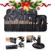 Gift Bag Of  24 pcs Makeup Brush Sets Professional Cosmetics Brushes Eyebrow Powder Foundation Shadows Pinceaux Make Up Tools 1