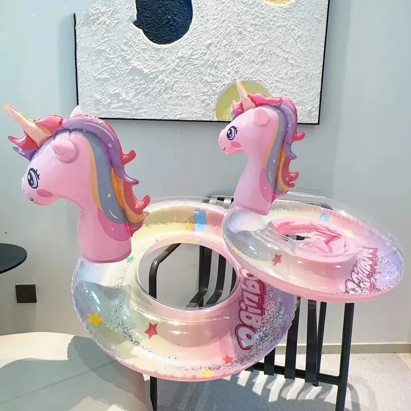 Inflatable Swim Ring Pool Floats for 5-9 Years Old Kid Water Amusement Baby Swim Tube Water Play Supplies Float Seat Baby Floats 4