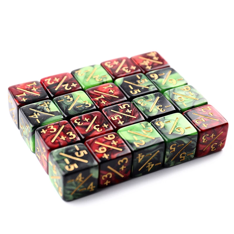 10Pcs 16mm 6 Side Dice for MTG Card Gaming,acrylic dice,game dice,dice set