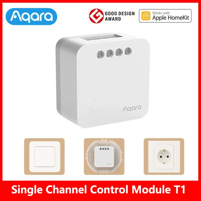 Aqara Single Channel Control Module T1 With/No Neutral With Zigbee3.0  Remote/Timing/Delay Switch Intelligent Linkage Homekit - AliExpress