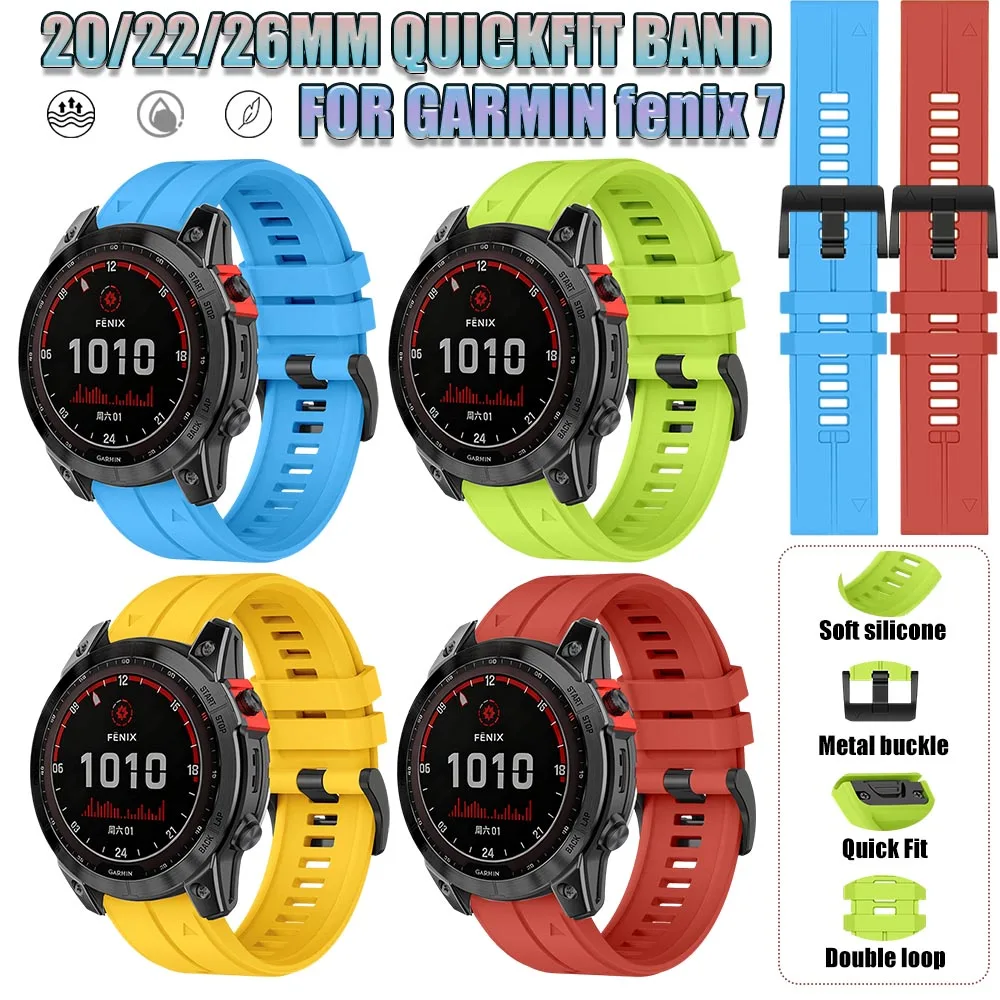 Versatile QuickFit Silicone Watch Band Replacement