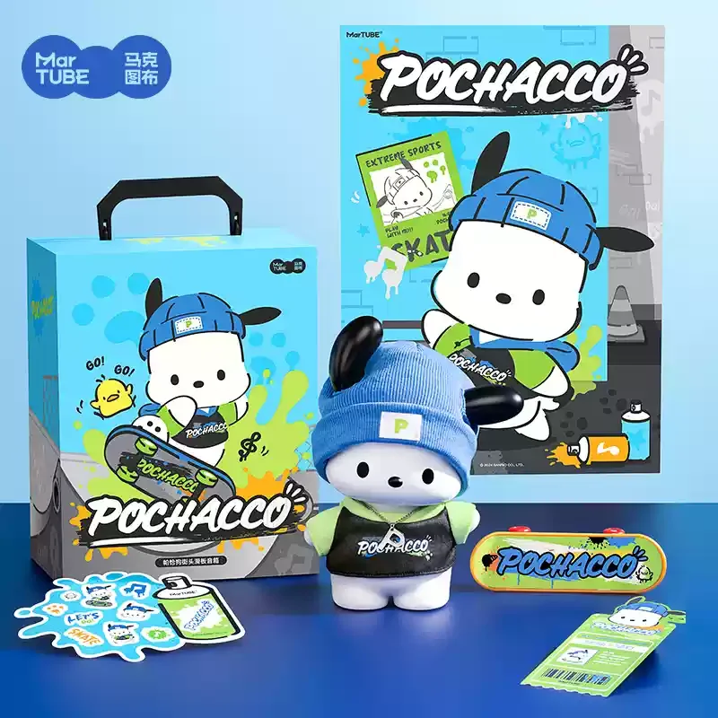 Genuine Sanrio Pochacco Street Skateboarding Series Bluetooth