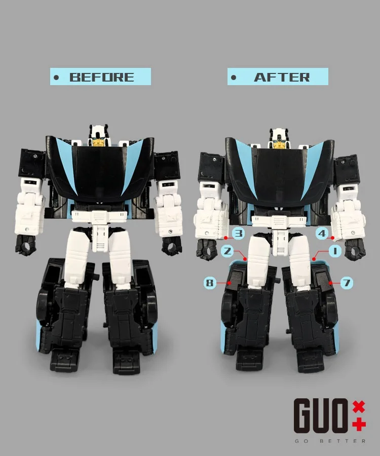 3D DIY Upgrade Kit For Legacy United Armada Wheeljack-GO BETTER studio Accessories