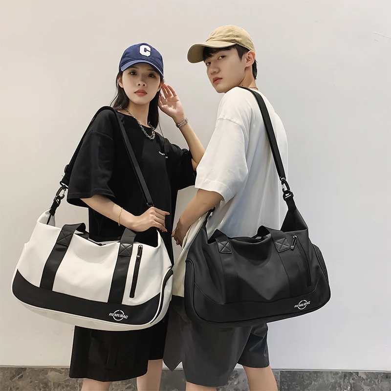Basketball Sports Bag waterproof travel bag fitness luggage printed pattern name