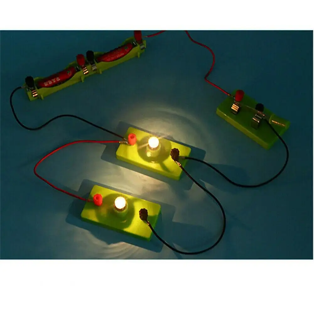 Hands-on Ability Toy Montessori Learning Experiment Set Basic Circuit Electricity Learning Kit Electric Circuit Experiment