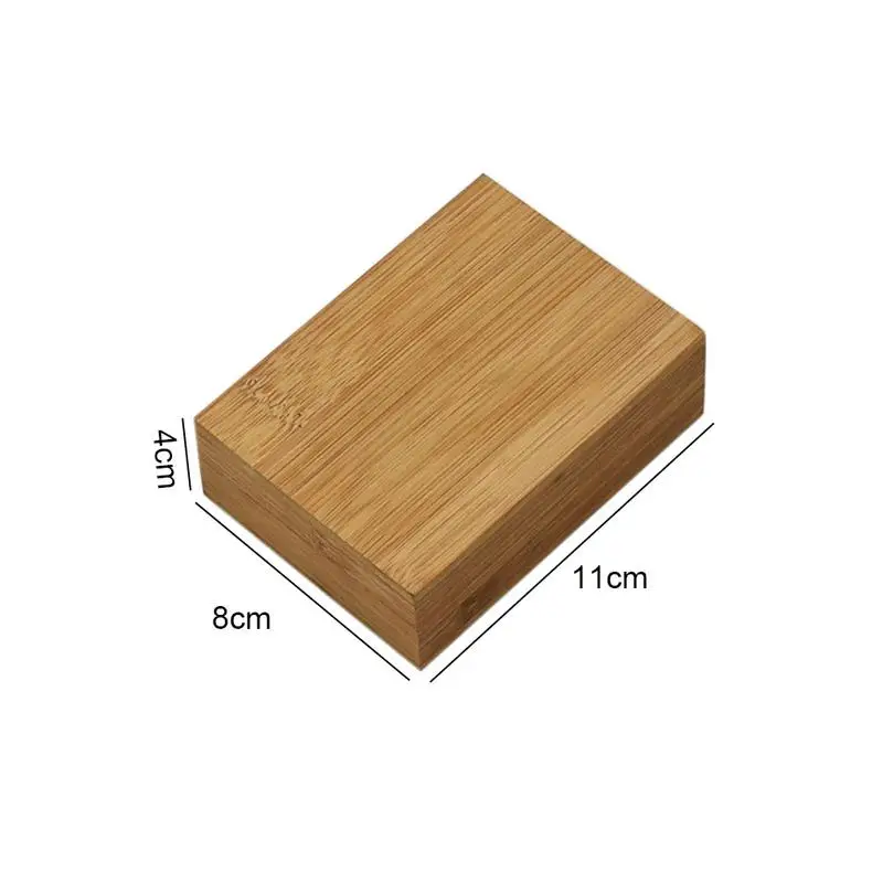Playing Card Wooden Box Pushpull Closed Switch Primary Paintfree Bamboo Box Creative Square  Custom Playing Card Universal Box 4