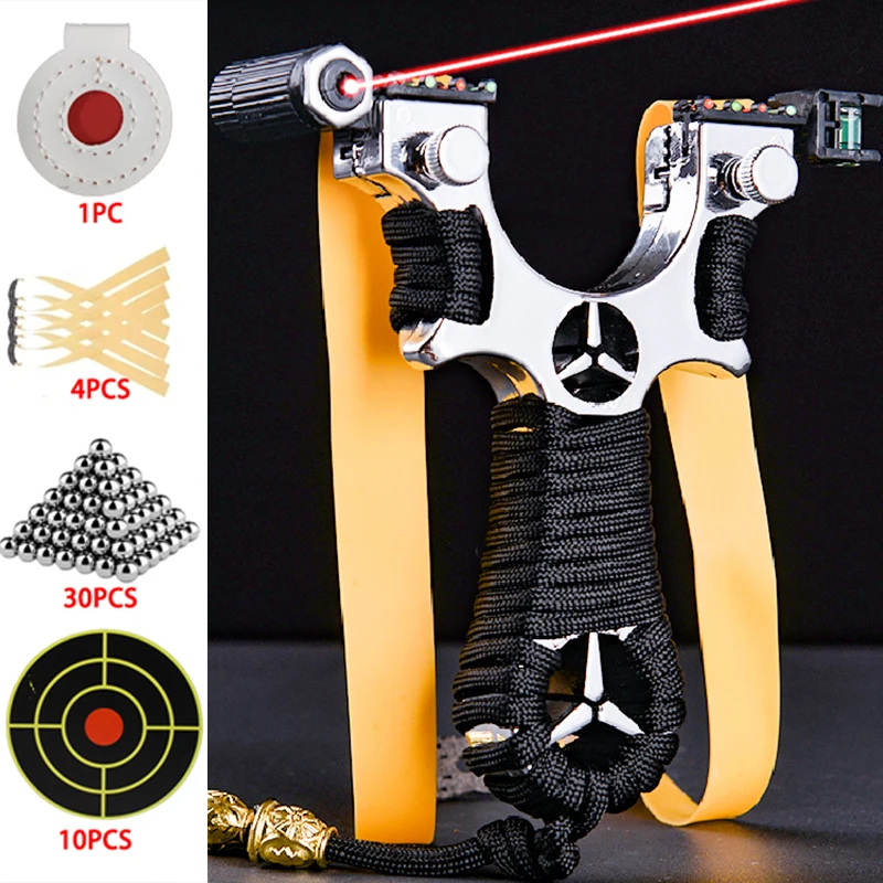

Outdoor Hand Tool Sets Traditional Stainless Steel Slingshot Pocket Shooting Game Tool Adult Shooting High Quality Sling Shot