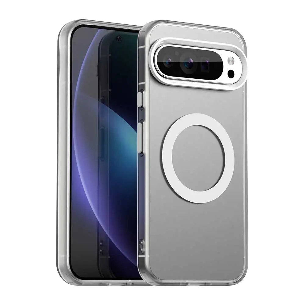 Translucent Candy Color Matte Magnetic Shockproof Phone Case