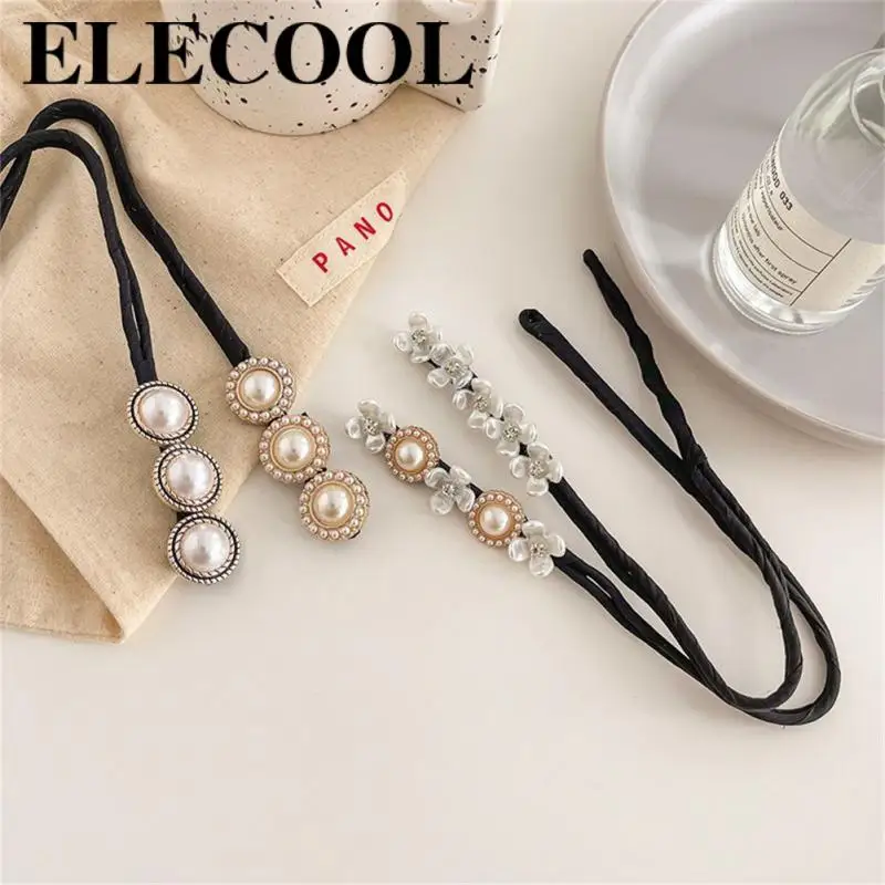 

New Magical Bow Clip Bun Curler Braider Hairstyle Maker Tool Dount Korean Lazy Hair Accessories Styling Fashion