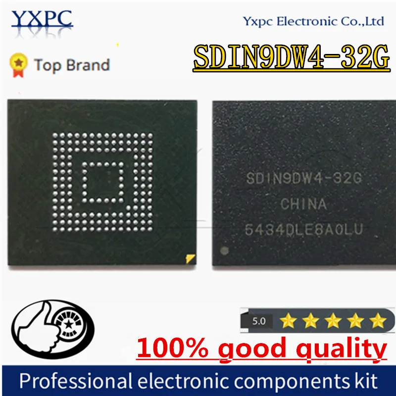 Sdin9Dw4-32G Sdin9Dw4 32G Bga153 Emmc Chipset Ic Di Memoria Flash Da 32Gb Con Palline