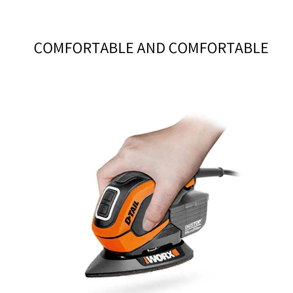 WX648 Woodworking Sandpaper Machine Household Multi-function Wood Board Flat Sanding Machine Portable Corner Polishing Mouse 3