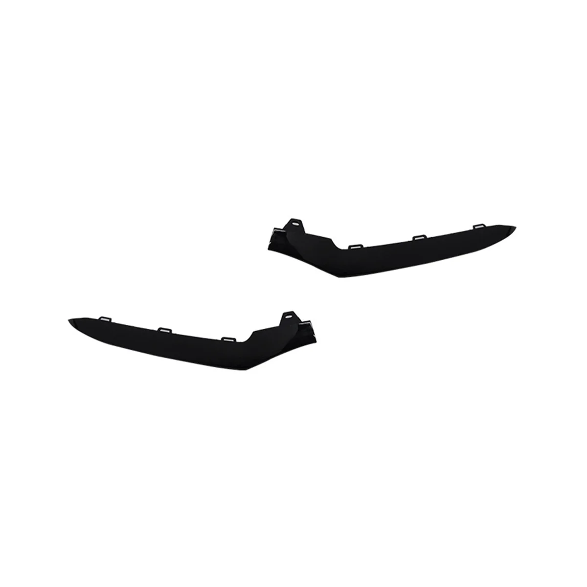 

1Pair Left+Right Front Low Bumper Trim Cover for Mercedes Benz W212 E-Cl E350 2014-2016 Black 2128852774 2128852874