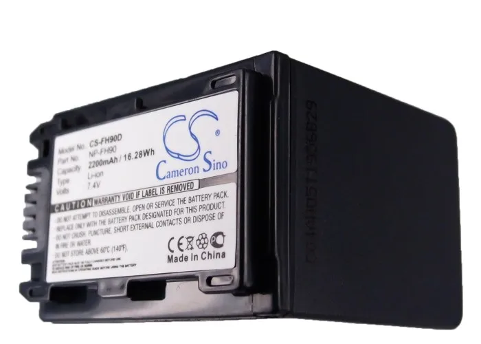 

Battery For DCR-SR80E DCR-DVD602E DCR-HC38E DCR-SR82E DCR-DVD510E HDR-CX12E DCR-HC46 DCR-SR100E DCR-DVD506 DCR-HC37 DCR-SR72E