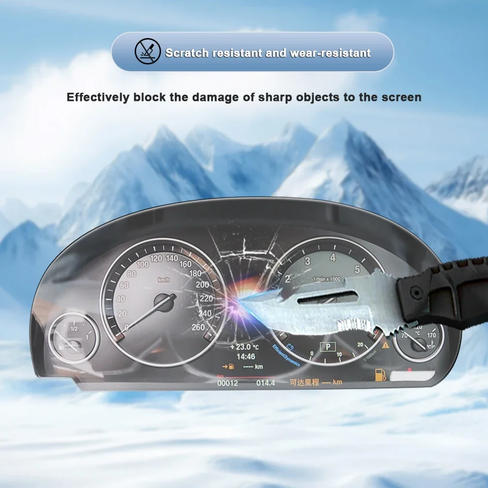 무광 눈부심 방지 스크린 보호 필름 콘솔 차량용 네비게이션 LCD 스크린 TPU 필름 스크래치 방지 BMW F10 F11 5시리즈 2011-17년
