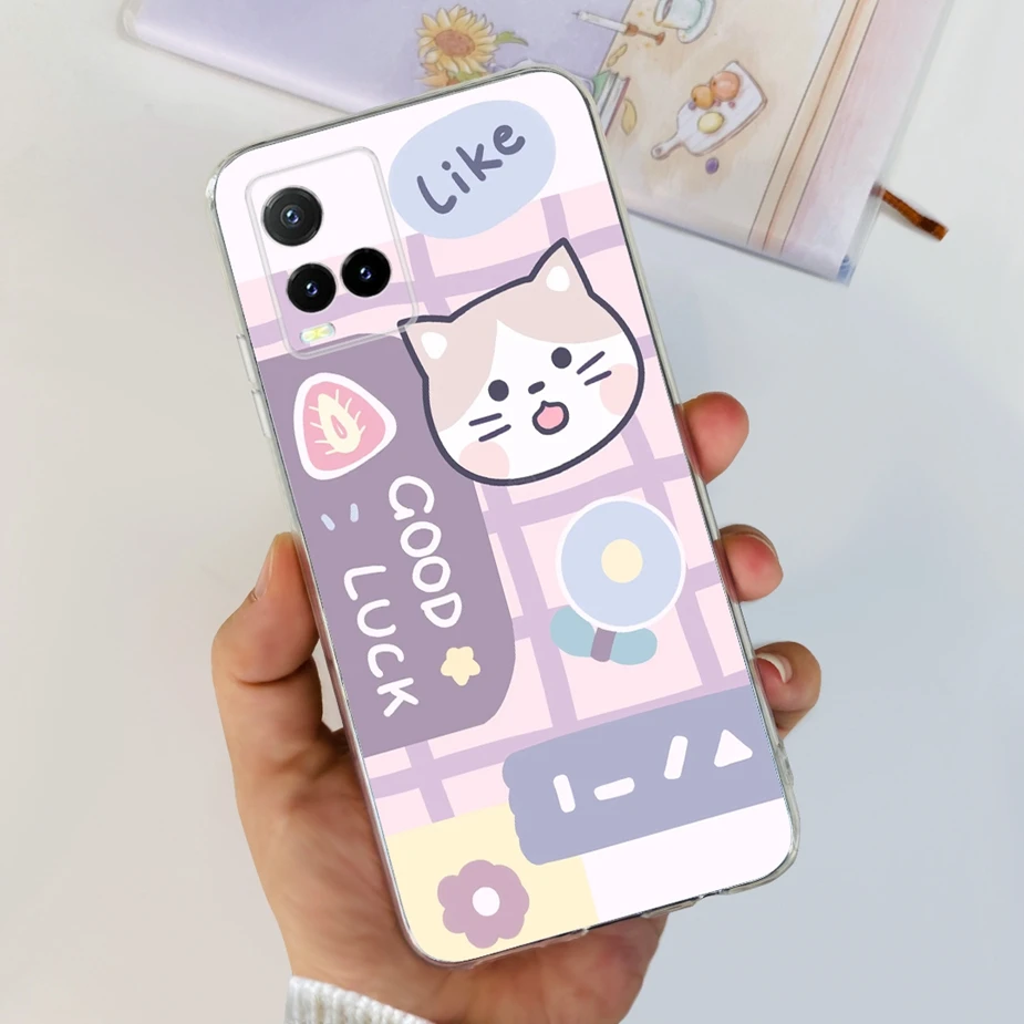 Cute Painted Soft Silicone Phone Case - Enhanced Protection Bumper Cover
