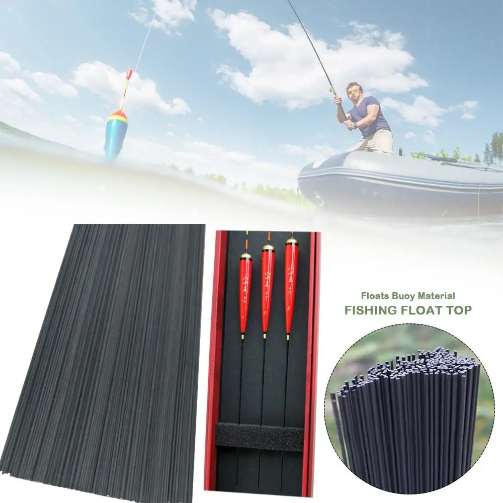 10pcs 60cm Fishing Floats 0.8mm~1.5mm DIY Fishing Float Top Making Buoys