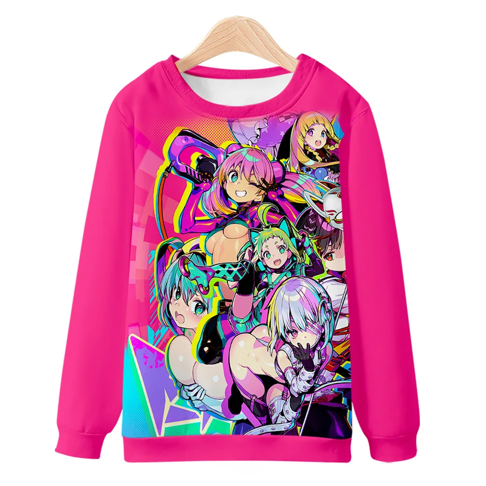 Donna Donna, let's do bad things. Long sleeved T-shirt, cartoon sweater, anime pain clothes, men's and women's clothes