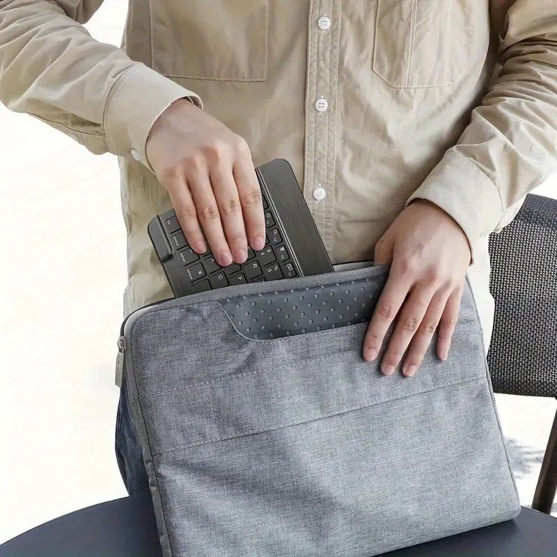 Wireless Keyboard Bluetooth-compatible Keyboard Android IOS Windows 78-Key Slim Portable PC Tablet Phone Laptop