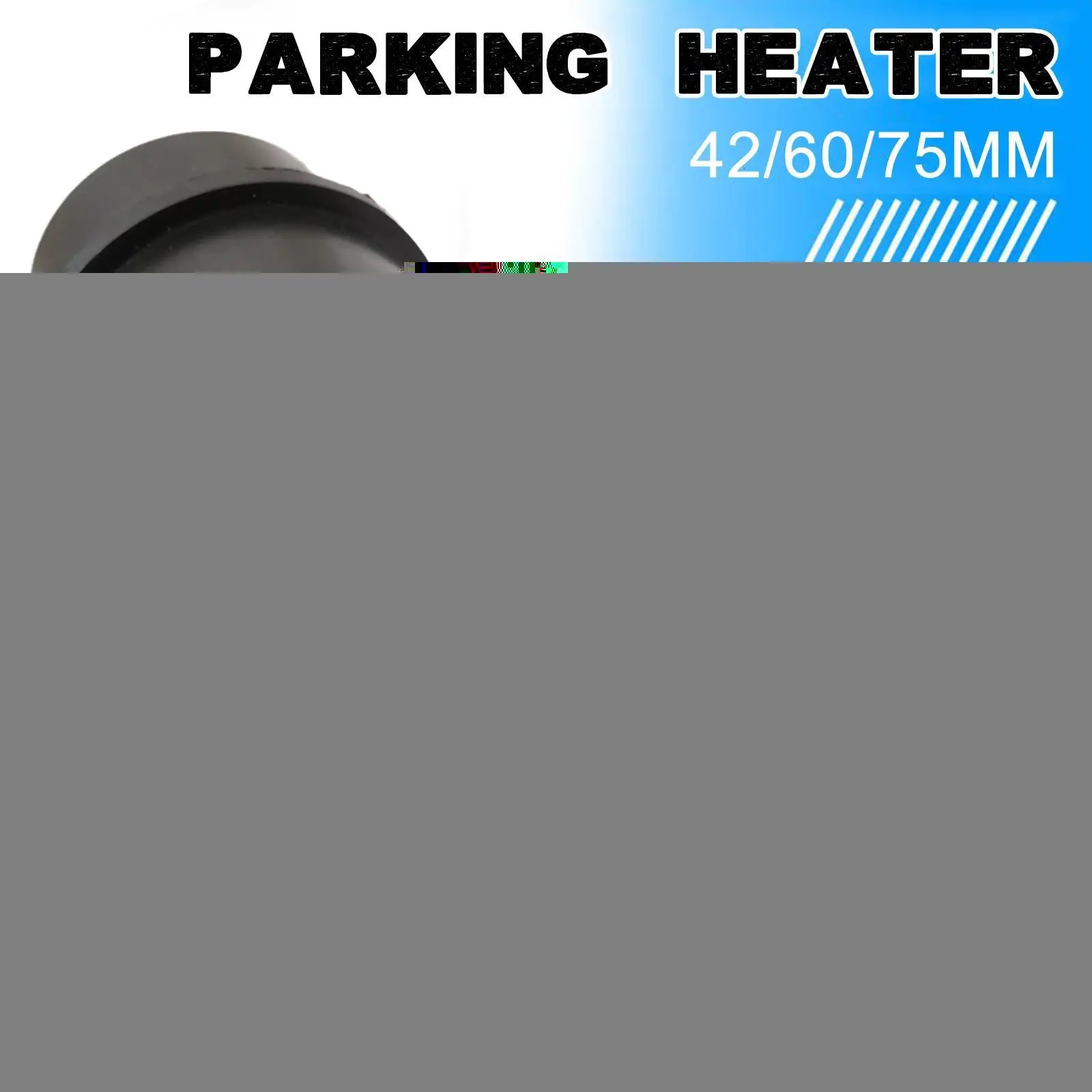 42mm/60mm/75mm Car Heater Ducting Pipe Joiner Connector Air Heater Hose Tube Connector For Webasto Eberspacher H3K6