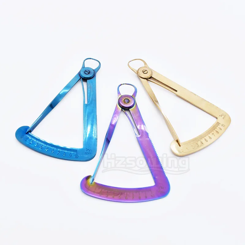 

Dental Metal Ruler Dental Gauge Caliper Wax Thickness Measurement Ruler Dental Lab Tools