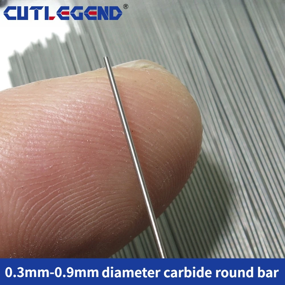 Mikrodurchmesser Vollhartmetall-Rundstab 0,4/0,5/0,6/0,7/0,8/0,9mm Durchmesser 100/150/200/330mm Länge Verschleißfester Legierungsstab