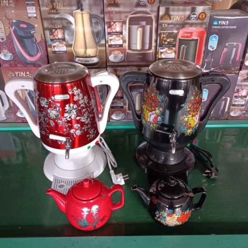 Multi functional mother child Tea Türkiye teapot samovarelectric kettle set turkish Water heater convenient practical Teaware 6