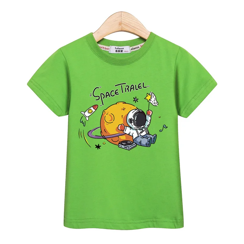 Astronaut Cartoon T-Shirt 4